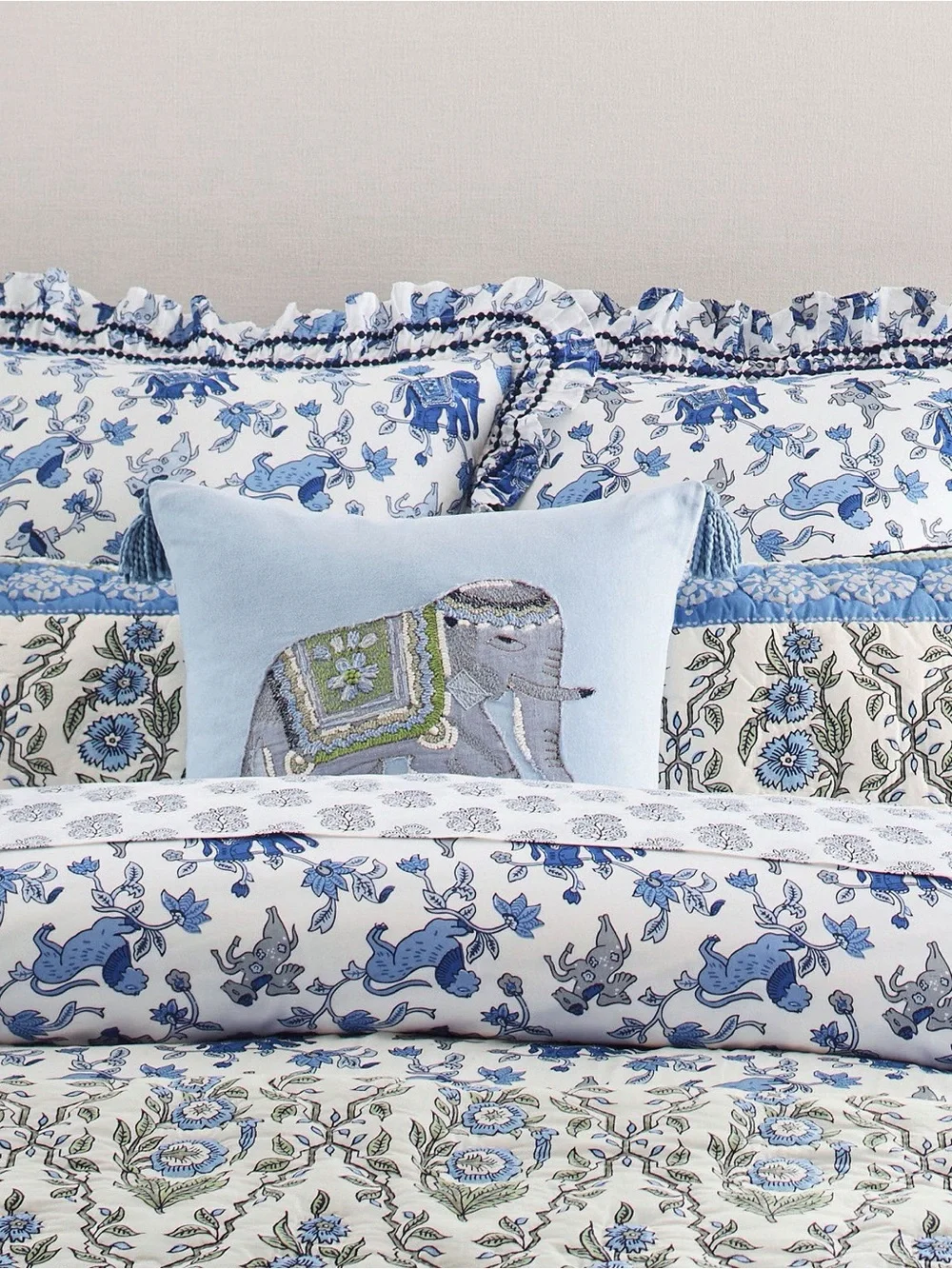 Pottery Barn Roller Rabbit Fantasia Sham Set of 2 EURO size NEW